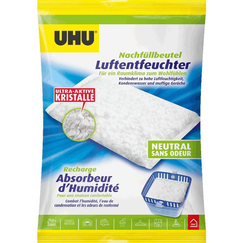 UHU Luftentfeuchter Nachfüllbeutel, 450 g