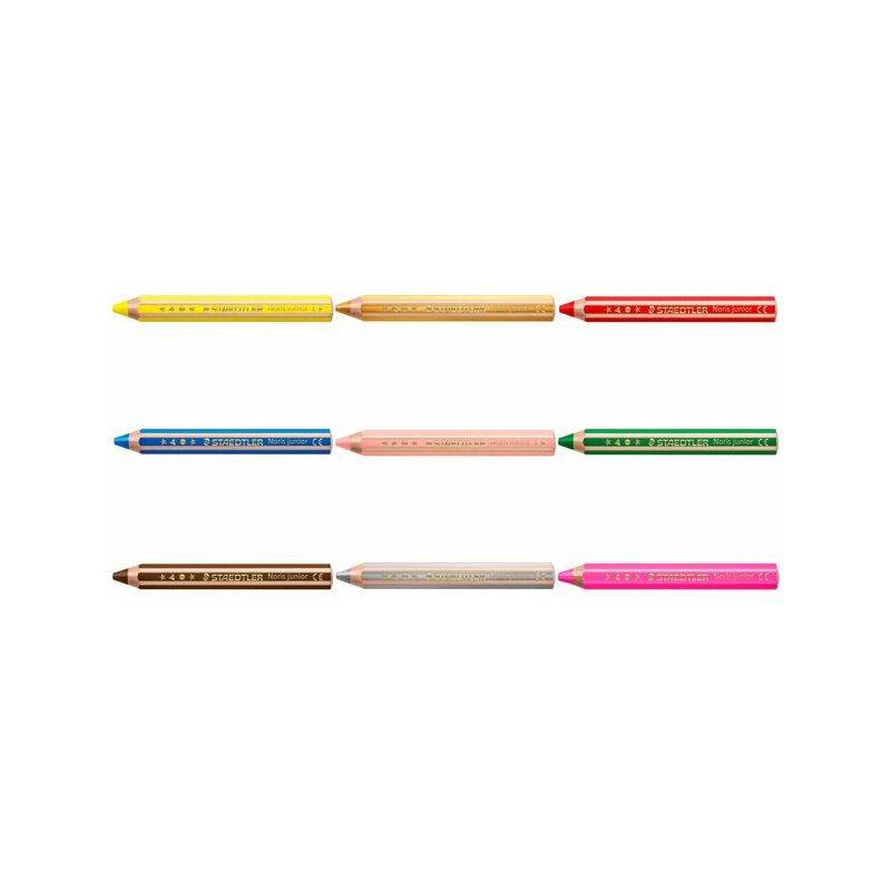 STAEDTLER Hexagonal-Buntstift Noris junior, neonpink