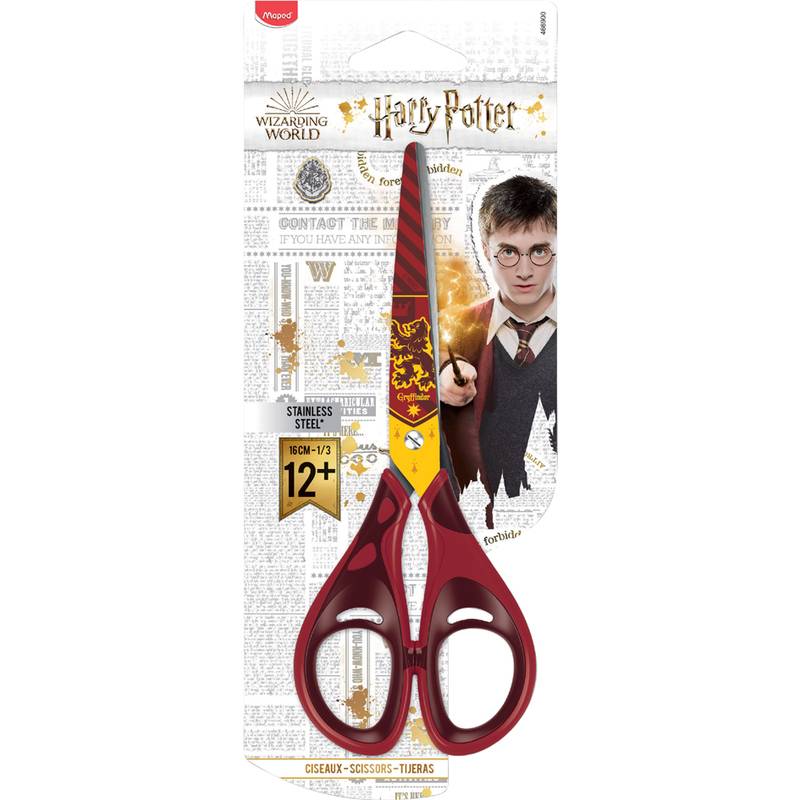 Maped Schere HARRY POTTER TEENS, spitz, 160 mm, rot