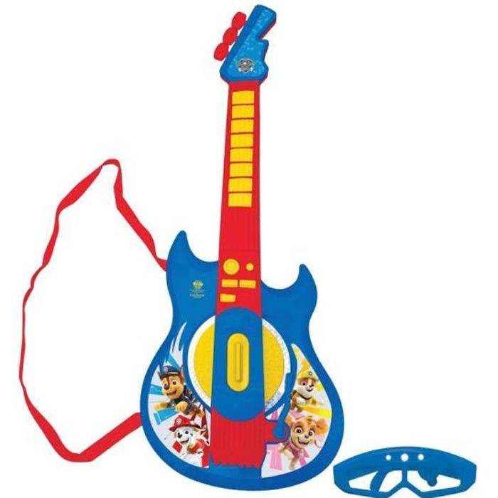 PAT PATROUILLE - Beleuchtete E-Gitarre 59cm - Brille und Mikrofon