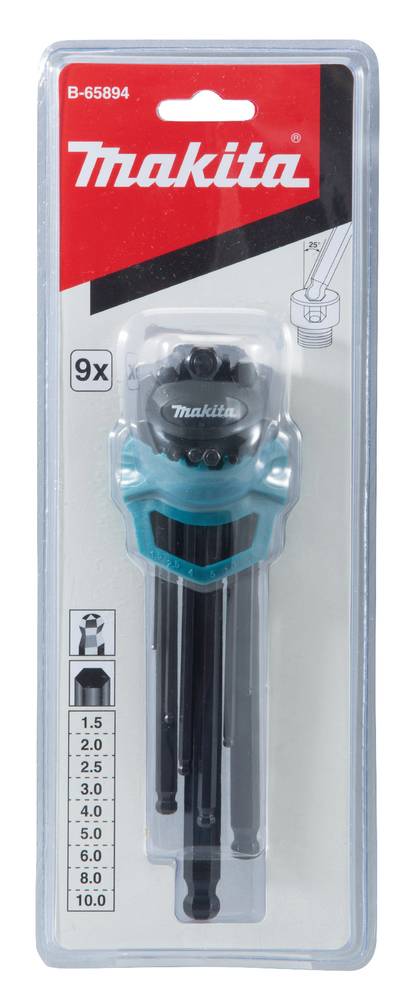 Makita Innensechskantschlüssel - Set 9 tlg. 9 tlg. • 6-kant