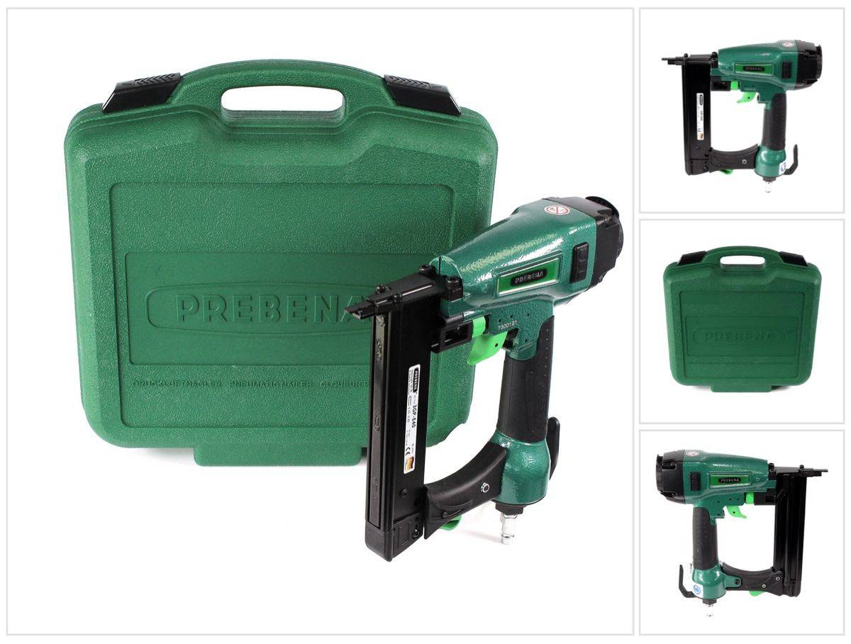 Prebena 3GP-E40 Druckluft Nagler Klammergerät Typ E im Transportkoffer