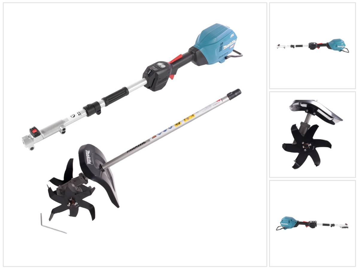 Makita UX 01 GZ Akku Multifunktionsantrieb 40 V max. XGT Brushless + Kultivator Aufsatz KR 401 MP ( 199181-6 ) - ohne Akku, ohne Ladegerät