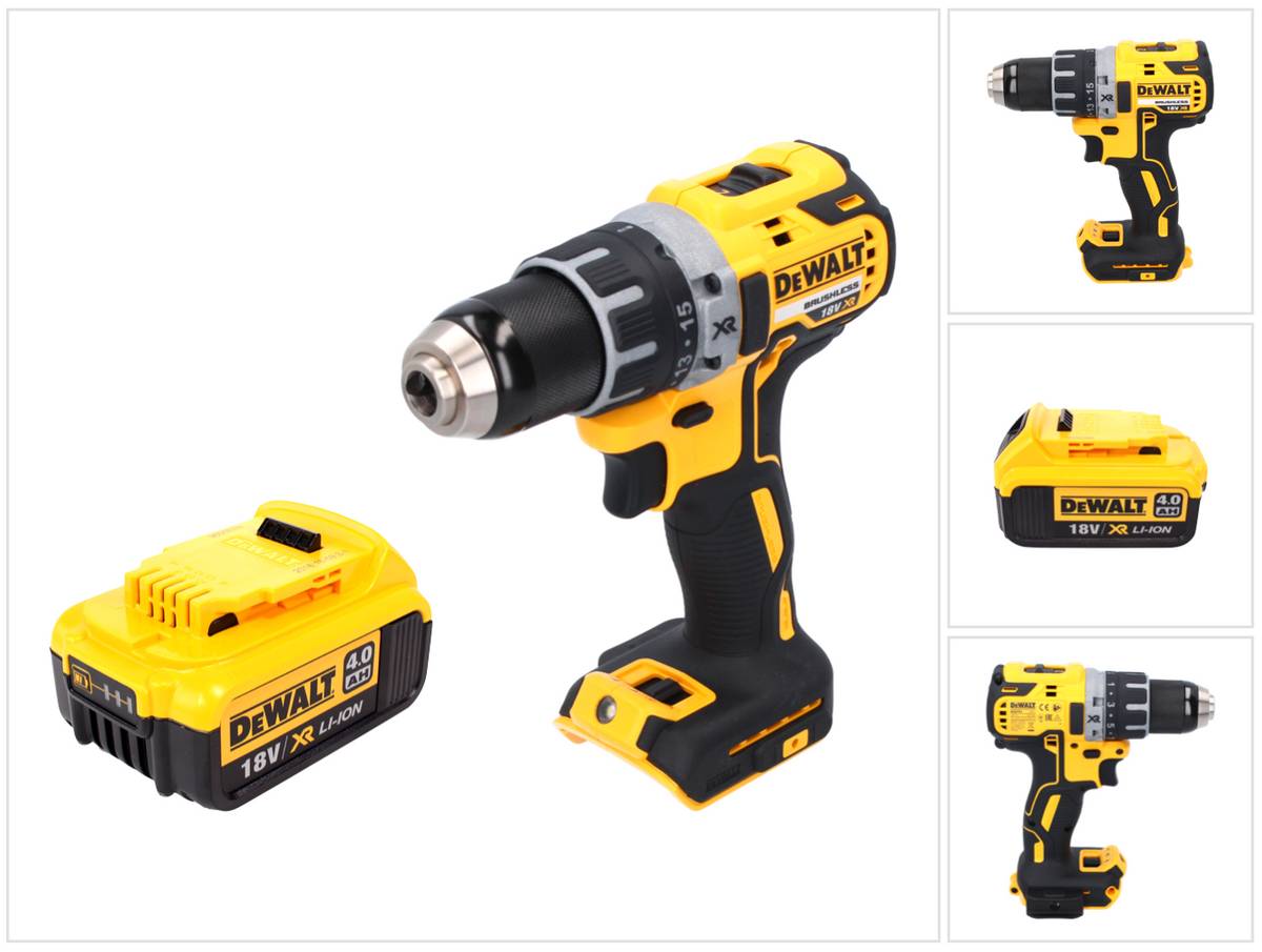 DeWalt DCD 791 N Akku Bohrschrauber 18 V 70 Nm Brushless + 1x Akku 4,0 Ah - ohne Ladegerät