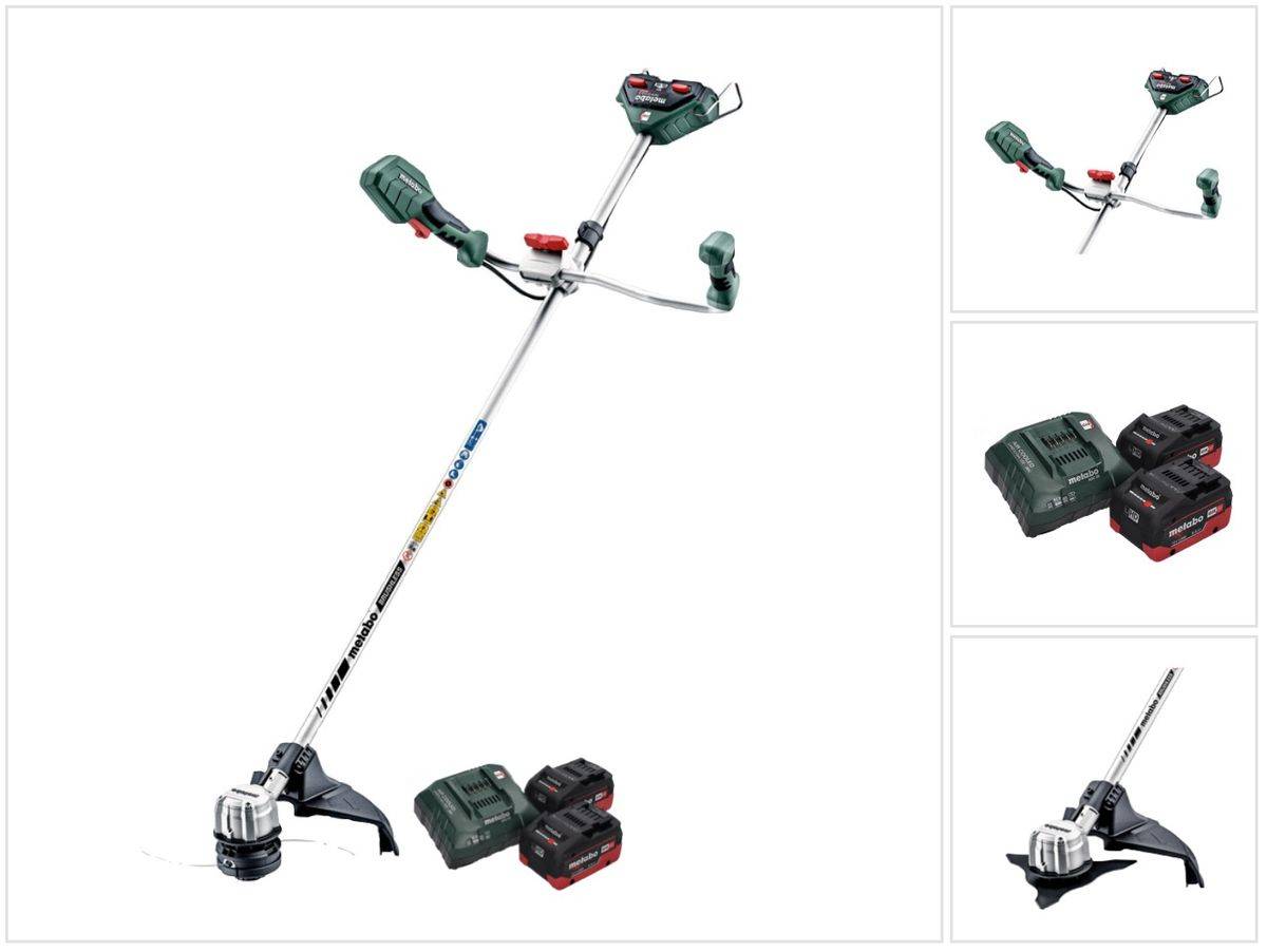 Metabo FSB 36-18 LTX BL 40 Akku Freischneider 36 V ( 2x 18 V ) Zweihandgriff Brushless + 2x Akku 5,5 Ah + Ladegerät