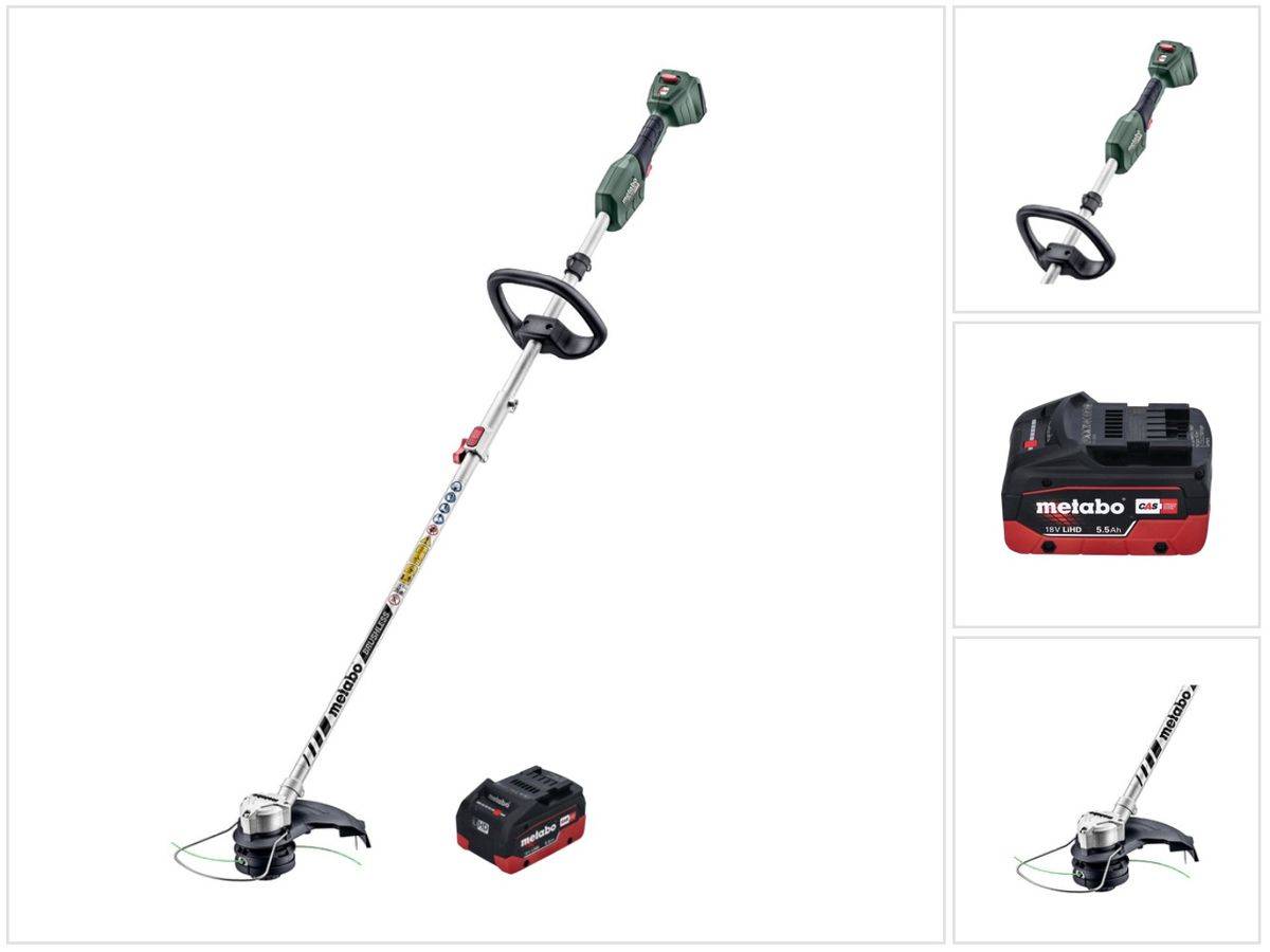 Metabo RTD 18 LTX BL 30 Akku Rasentrimmer 18 V 30 cm Brushless + 1x Akku 5,5 Ah - ohne Ladegerät