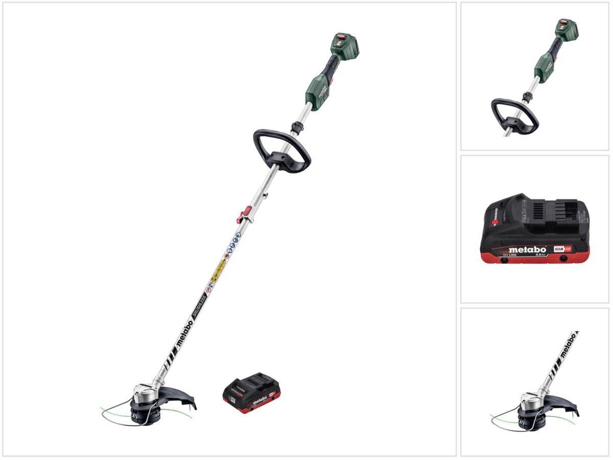 Metabo RTD 18 LTX BL 30 Akku Rasentrimmer 18 V 30 cm Brushless + 1x Akku 4,0 Ah - ohne Ladegerät