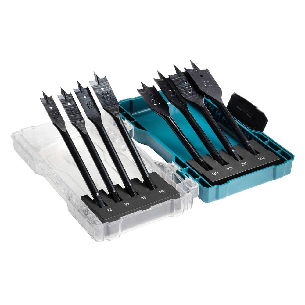 Makita Flachfräsbohrer-Set 8-tlg.