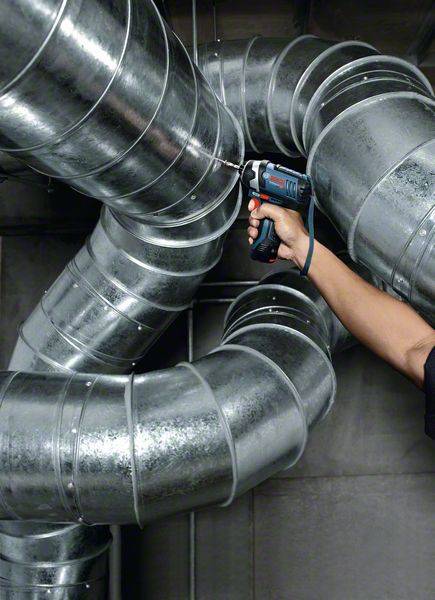 Bosch Akku-Drehschlagschrauber GDR 12V-105, Solo Version, L-BOXX