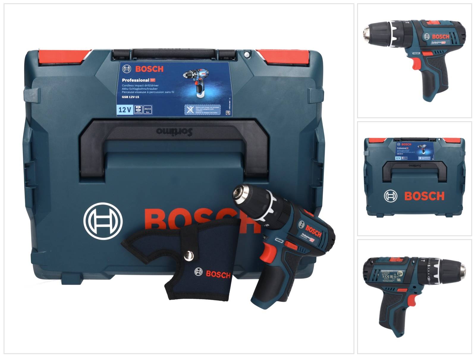 Akkuschlagbohrschrauber GSB 12 V-15 Prof.12 V 10mm 1,0-10mm BOSCH