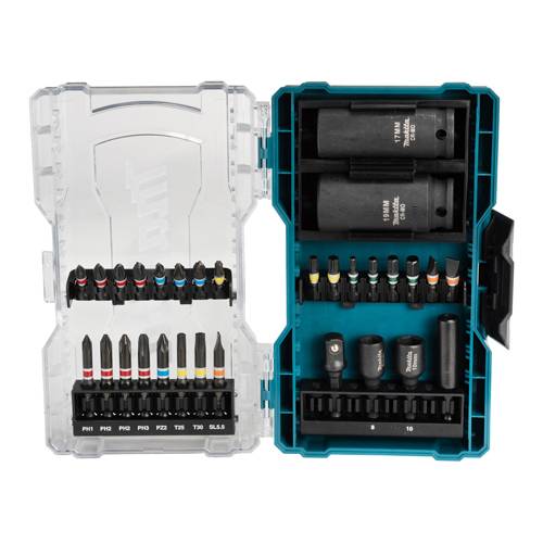 MAKITA E-07060 - Steckschlüssel Bit-Set passend für Akku-Schlagschrauber DTW1002 (30-teilig | inkl. Box)