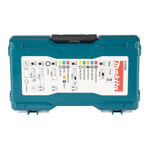 MAKITA E-07060 - Steckschlüssel Bit-Set passend für Akku-Schlagschrauber DTW1002 (30-teilig | inkl. Box)
