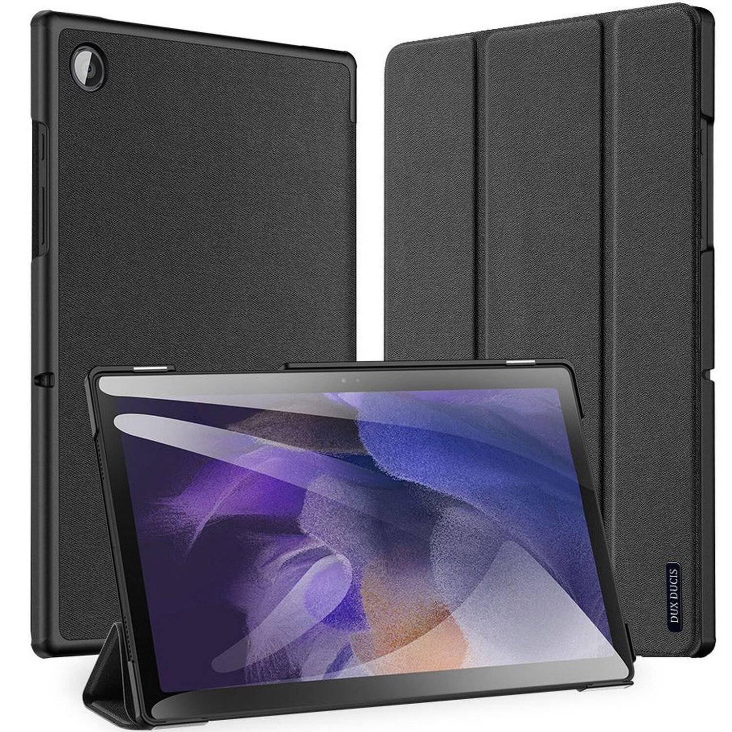Dux Ducis Tablet Hülle Hartschale mit Smart Sleep Standfunktion für SAMSUNG GALAXY TAB A8 10.5" (SM-X200) Schwarz