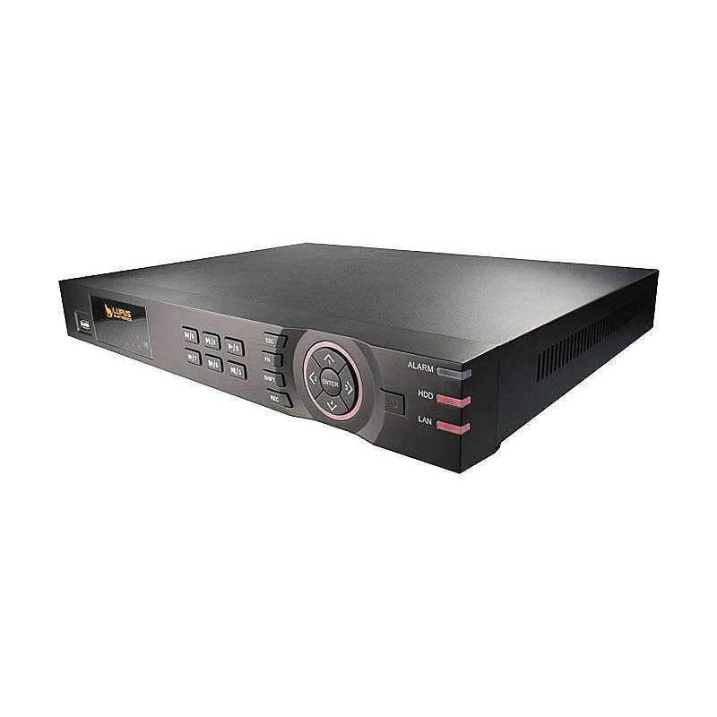 Lupus - 13525 - LE821 4K 16-CH Rekorder, ohne HDD, NVR, DVR(4K Ultra HD max. Bildauflösung) | max. Kamera-Anzahl:16 | m