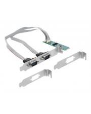 Delock Serieller Adapter - M.2 2280 - RS-232 x 2 - grün