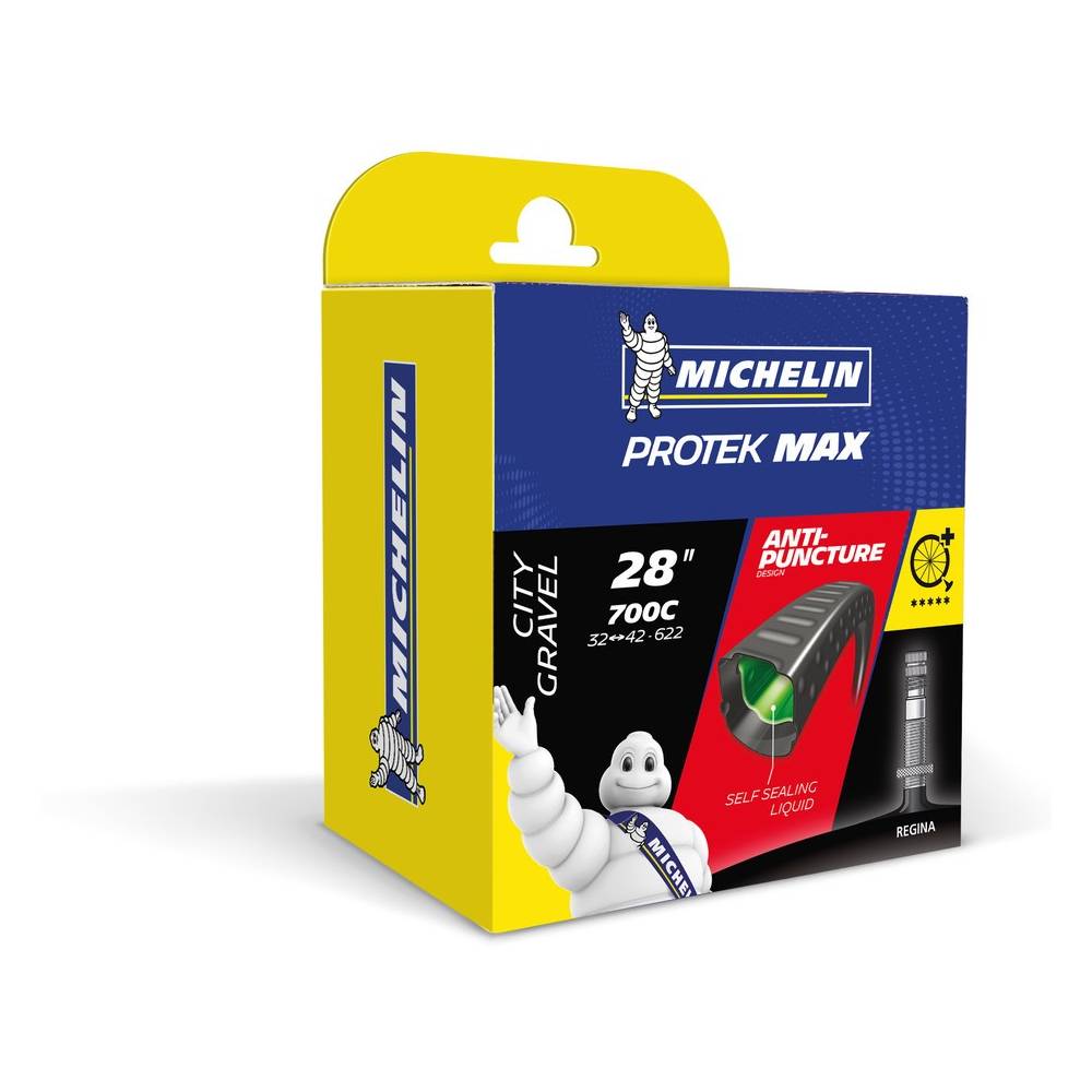 Michelin 951590 26" Schlauch "C4 Protek Max", 47/58-559, SV 40 mm, schwarz