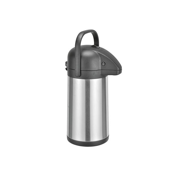 HI 26116 HI Pumpkanne Edelstahl 2,2 l, silber/schwarz