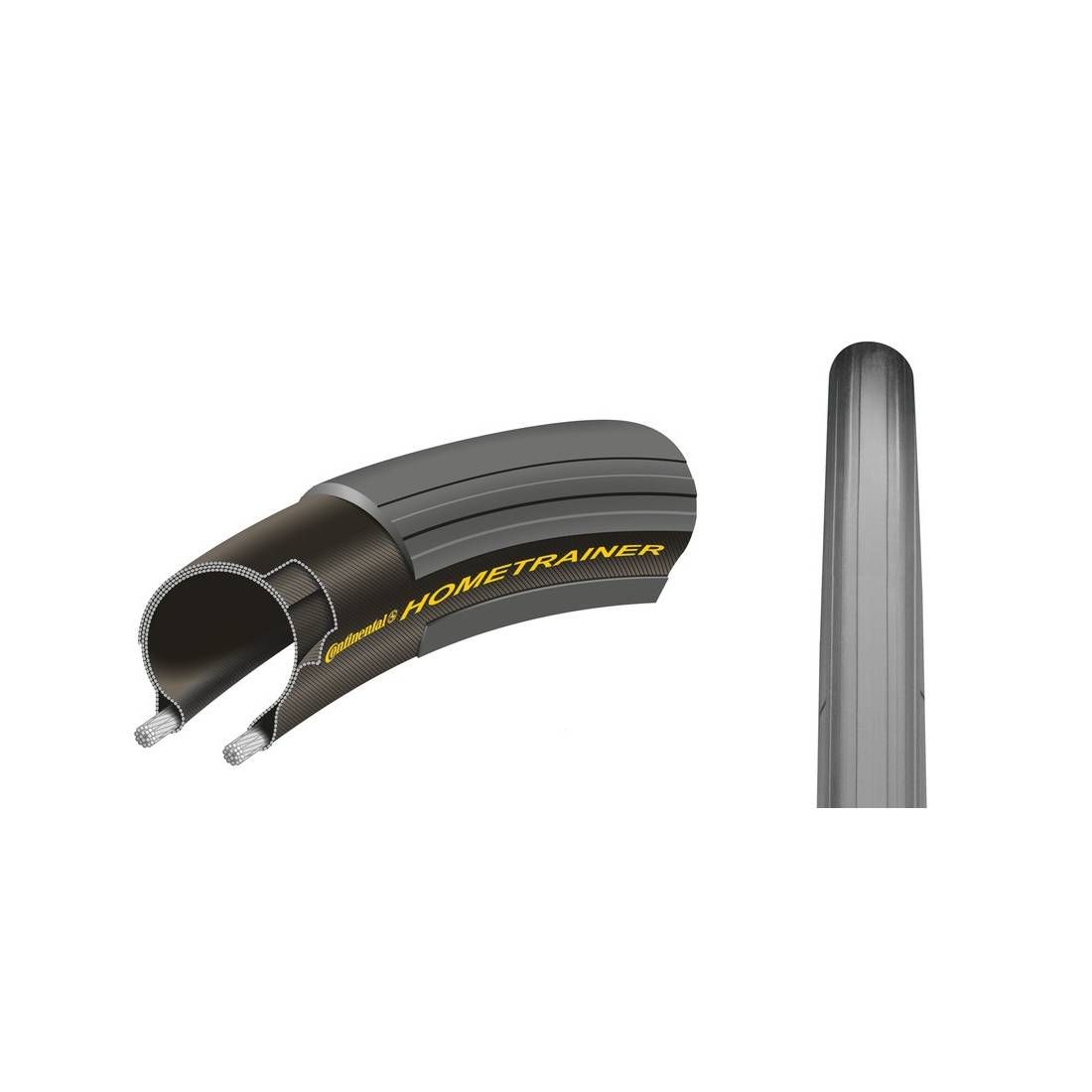 Continental 0100648 Hometrainer II Faltreifen, 47-559 (26x1.75"), schwarz