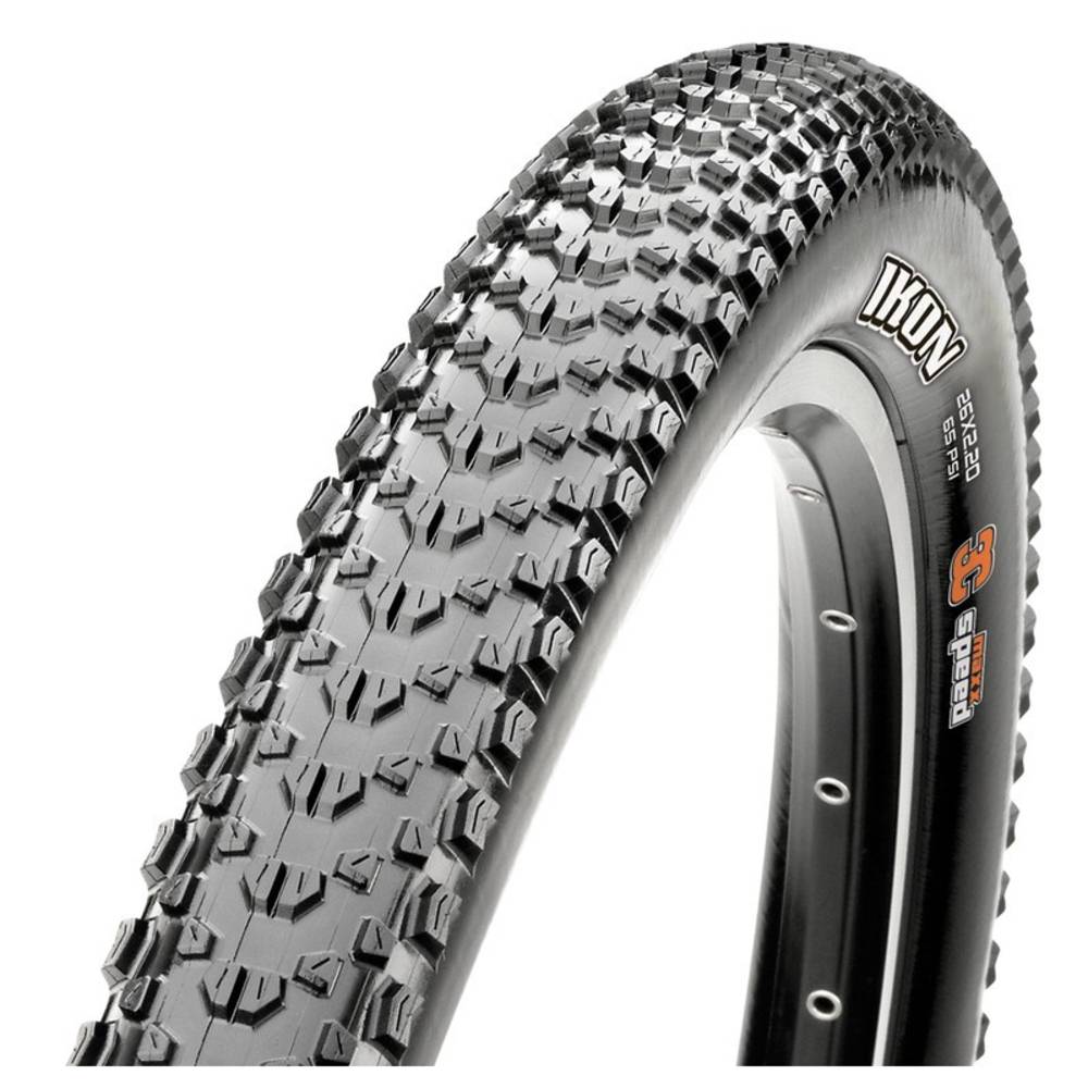 Maxxis 1047-TB85919000 MTB-Reifen "Ikon", faltbar, 27.5x2.20" (56-584) 3CMaxxSpeed EXO, schwarz