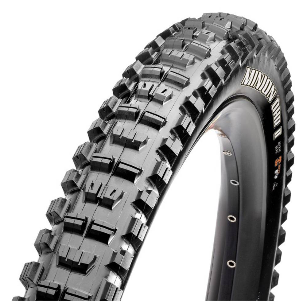 Maxxis 1146-TB85962000 27.5 Offroad-Faltreifen "Minion DHR II", 27.5x2.40" (61-584), Dual EXO, tubeless ready, schwarz