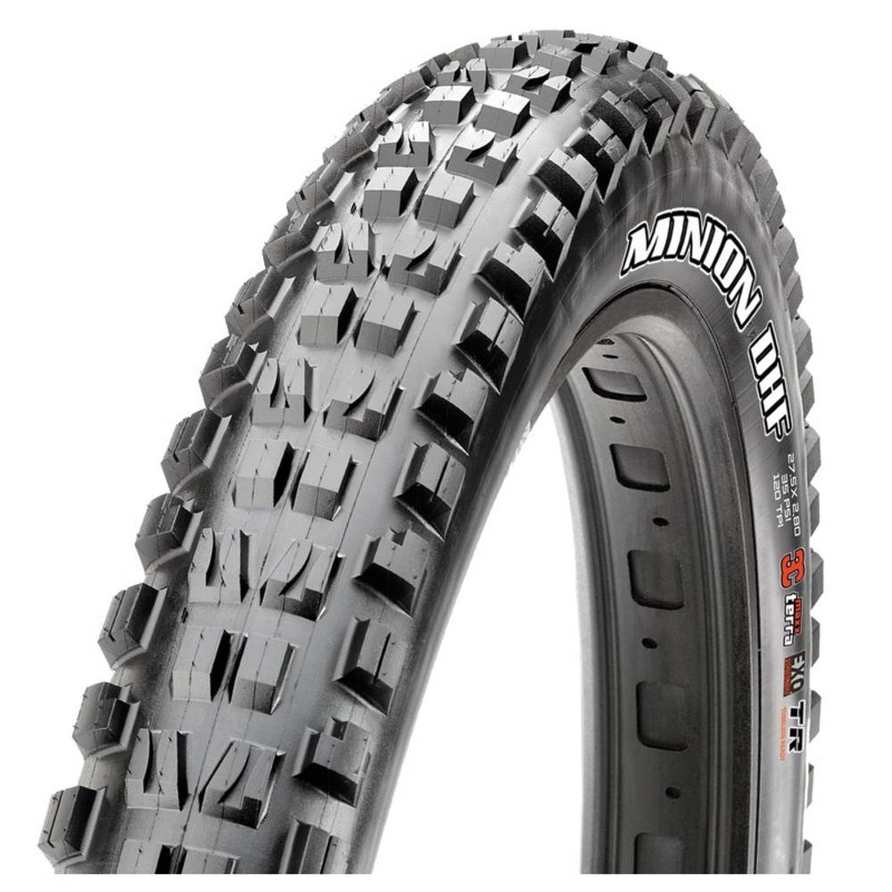 Maxxis 1511-TB96908000 Reifen Minion DHF+ TLR faltbar 27.5x2.80" 71-584 schw. EXO 3C MaxxTerra, schwarz