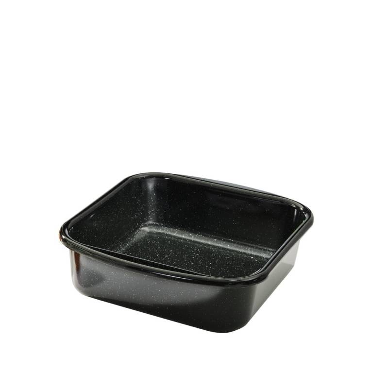RIESS Poêle carrée Mini Profi 22x22cm émaillée noire