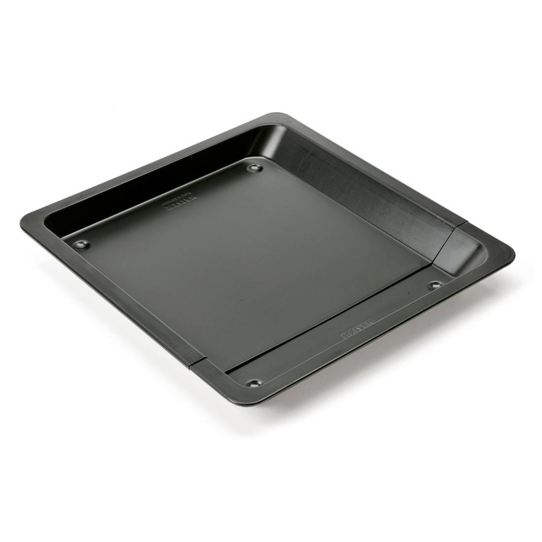 Kaiser 647647 Herdbackblech "Delicious" Antihaft, Ausformschräge, 33 x 33 bis 33 x 52 cm, schwarz