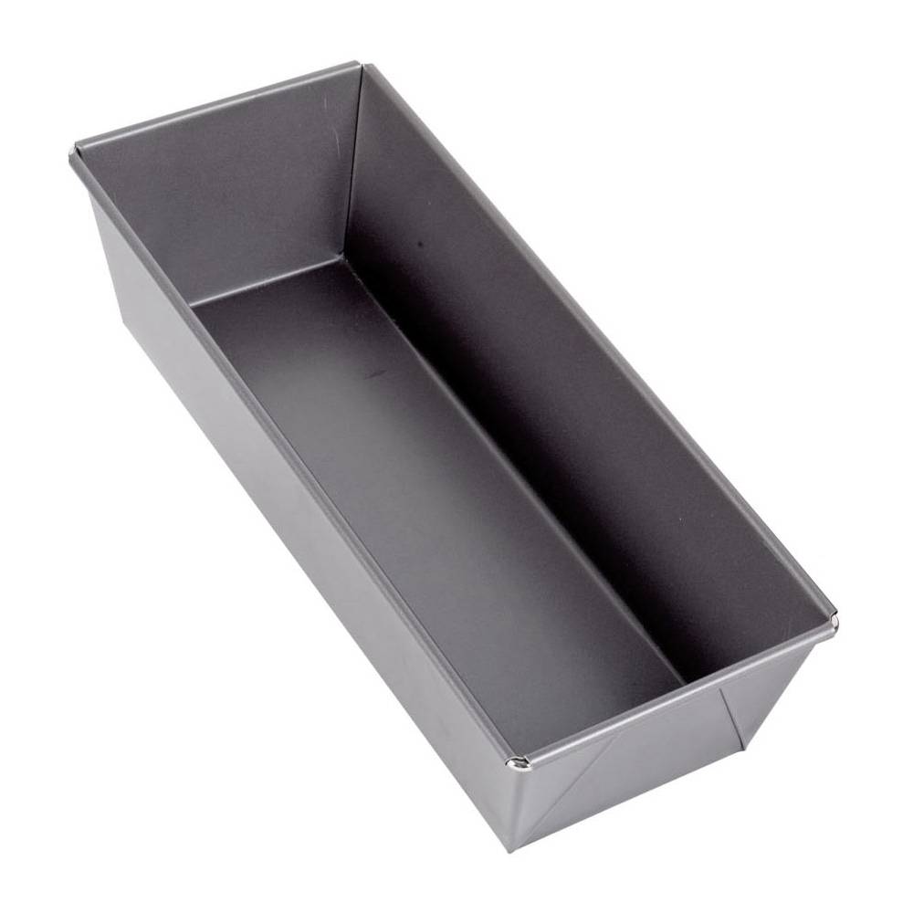 my basics 15934 Profi Kastenform 30 x 7 cm, stabile Backform mit Antihaftbeschichtung, anthrazit