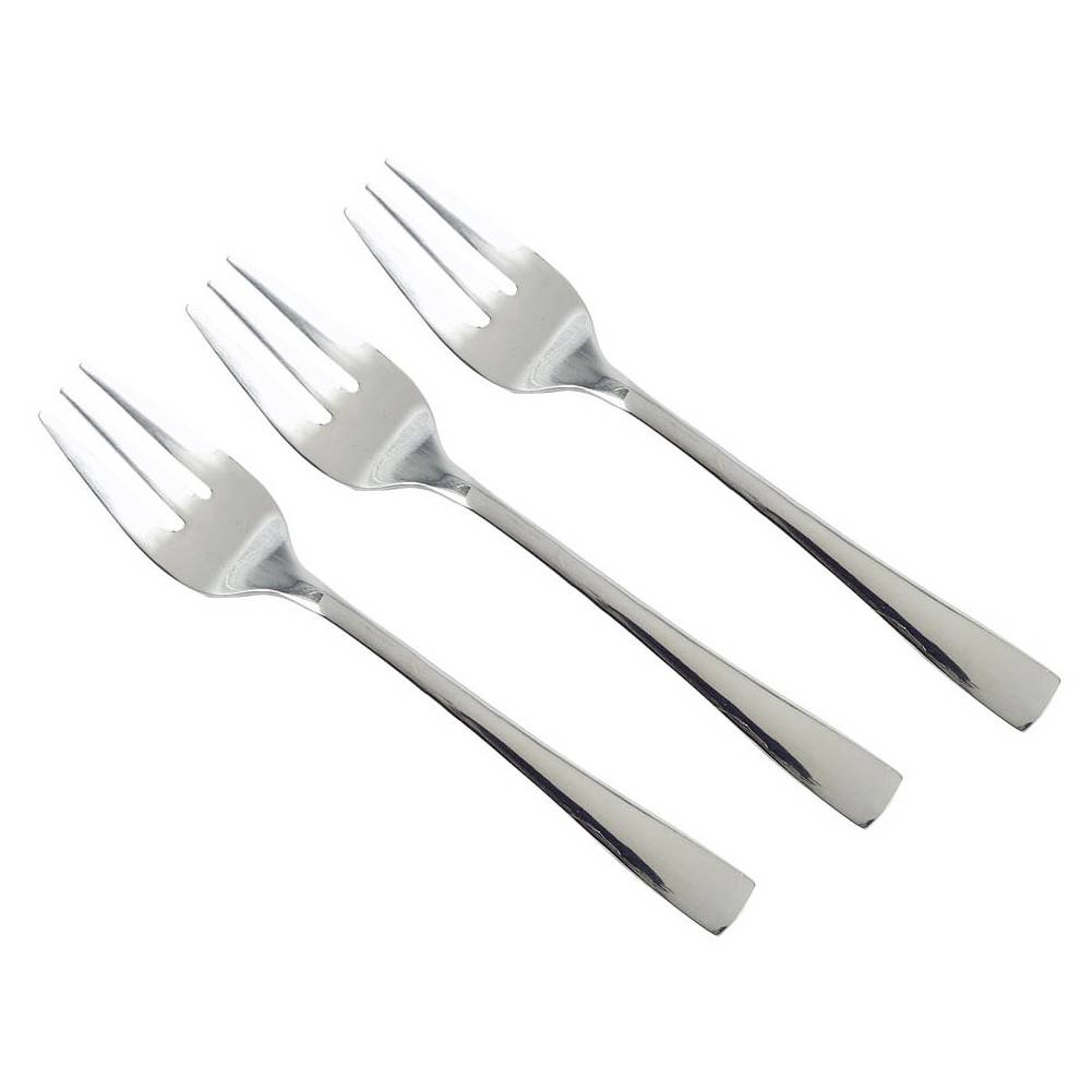 my basics 415171 my basics Kuchengabeln Antlantic mb, silber (3er Pack)