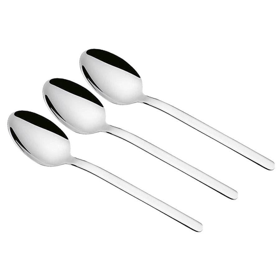 my basics 586307 Stratos Menülöffel, silber (3er Pack)