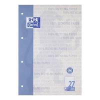 Oxford 400159592 - Muster - Blau - A4 - 50 Blätter - Matt - 90 g/m² - Lineatur 2