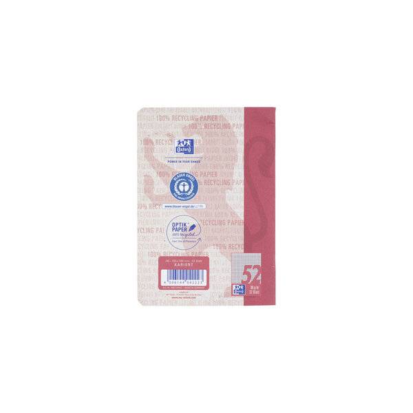 Oktavheft LIN52 - A6 32 Blatt 80 g/qm 5mm kariert recycled.