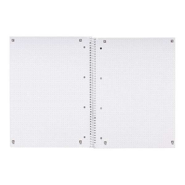 Collegeblock Recycling - A4+ 80 Blatt punktkariert aqua.