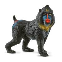 schleich WILD LIFE Mandrill| 14856, 3 Jahr(e), Schwarz