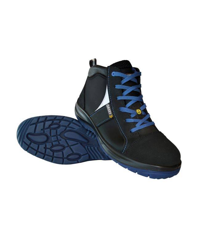 Sicherheitsschnürstiefel, SCHWARZ, Gr. 47