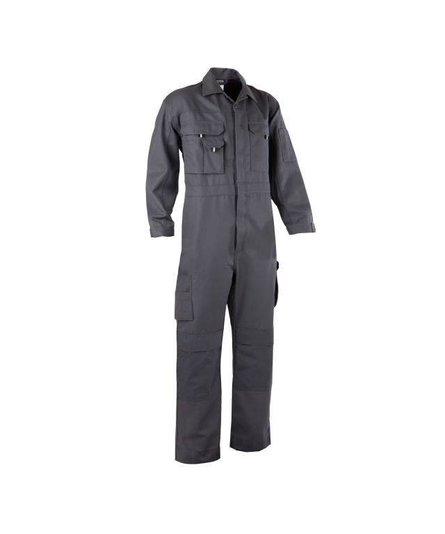 Overall mit Kniepolstertaschen, ZEMENTGRAU, Gr. XL