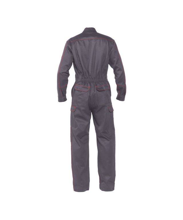 Flammhemmender Overall mit Kniepolstertaschen, ZEMENTGRAU, Gr. S