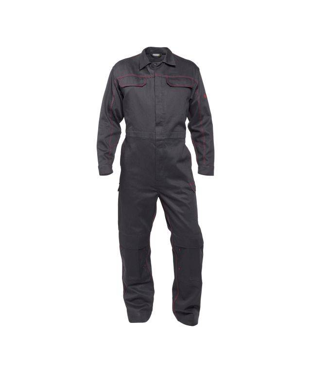 Flammhemmender Overall mit Kniepolstertaschen, SCHWARZ, Gr. 3XL