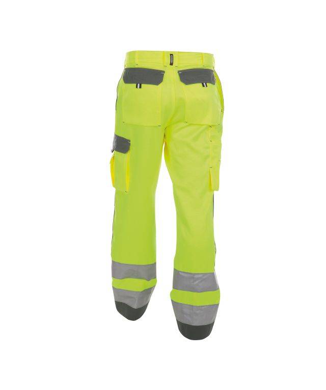 DASSY Buffalo Warn Bundhose Kniepolstert. 200431 6941 NEONGELB/ZEMENTGR Gr. 48+