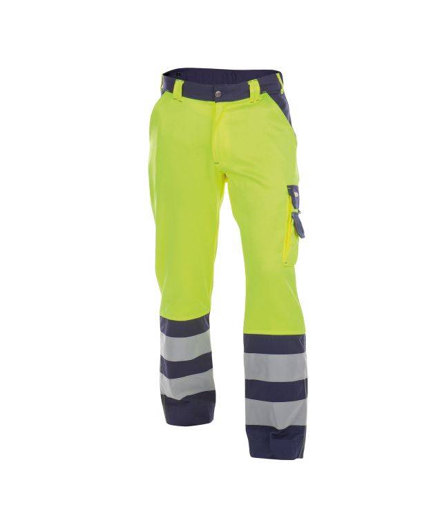 DASSY Lancaster Warn Bundhose 200612 6981 NEONGELB/DUNKELBLAU Gr. 50+