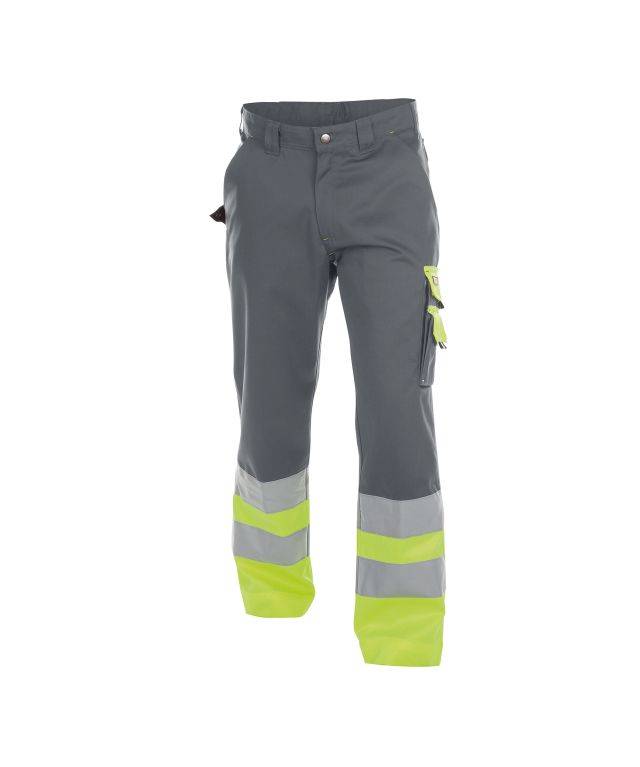 DASSY Omaha Warn Bundhose 200620 6493 ZEMENTGRAU/NEONGELB Gr. 52+