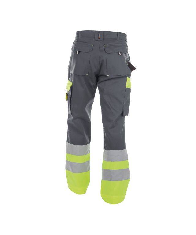 DASSY Omaha Warn Bundhose 200620 6493 ZEMENTGRAU/NEONGELB Gr. 52+