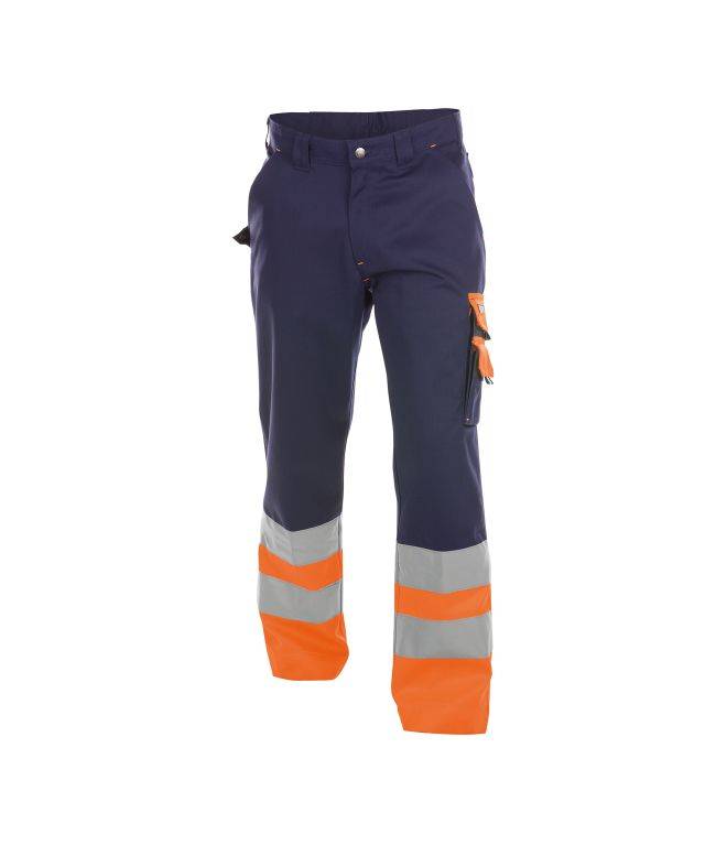 DASSY Omaha Warn Bundhose 200620 6861 DUNKELBLAU/NEONORANGE Gr. 58