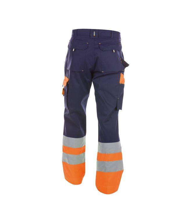 DASSY Omaha Warn Bundhose 200620 6861 DUNKELBLAU/NEONORANGE Gr. 62