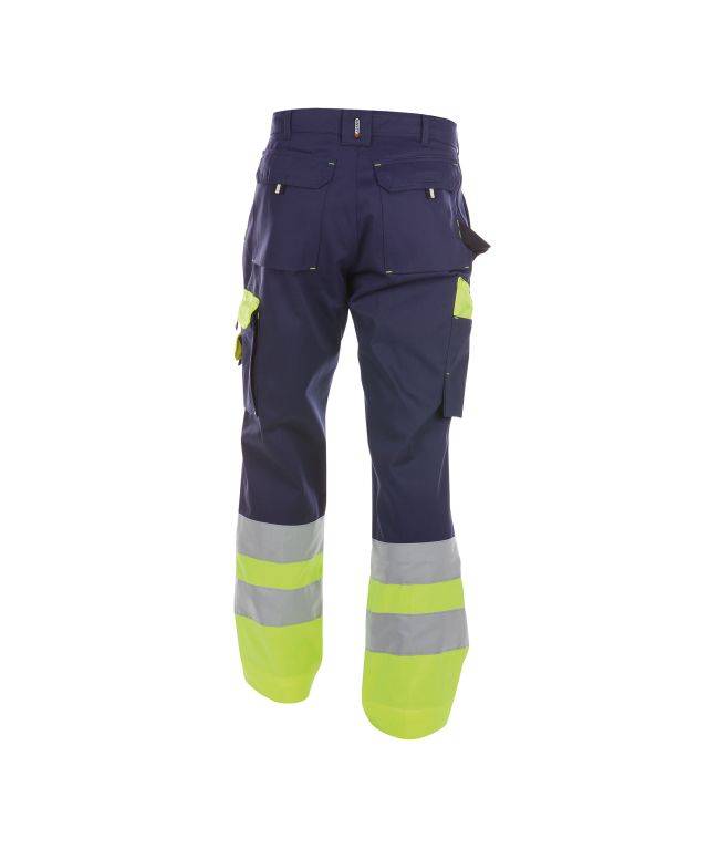 DASSY Omaha Warn Bundhose 200620 6892 DUNKELBLAU/NEONGELB Gr. 46