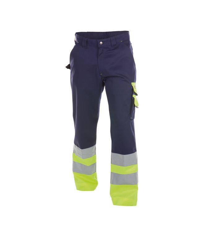 DASSY Omaha Warn Bundhose 200620 6892 DUNKELBLAU/NEONGELB Gr. 56+
