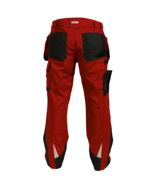 DASSY Magnetic Multit.-Bundhose Kniepolstert. 200908 6674 ROT/SCHWARZ Gr. 48