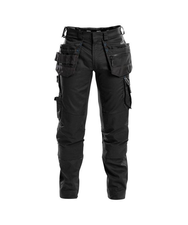 DASSY FLUX Multit.-Bundhose Stretch und Kniepolstert. 200975 0783 SCHW Gr. 48+