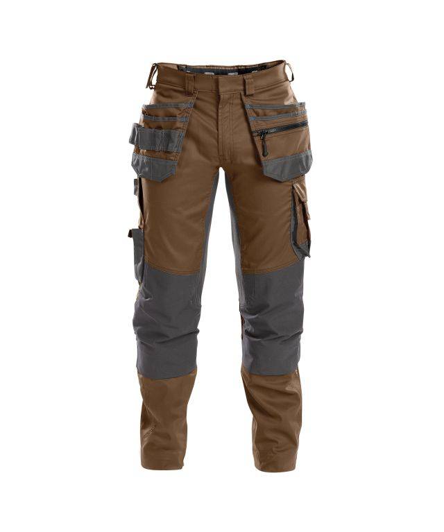 DASSY FLUX Bundhose Stretch & Kniepolstert 200975 6541 LEHMBRAUN/ANTHR. Gr. 50+