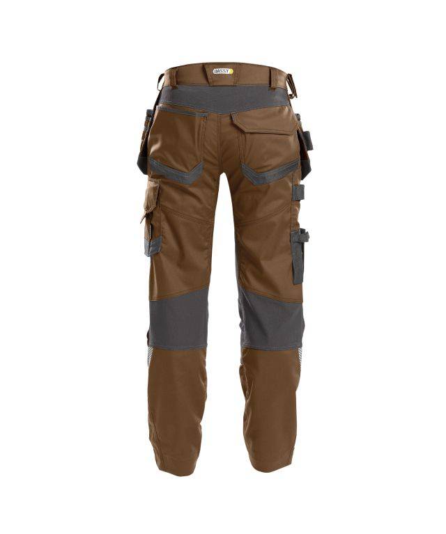 DASSY FLUX Bundhose Stretch & Kniepolstert 200975 6541 LEHMBRAUN/ANTHR. Gr. 50+
